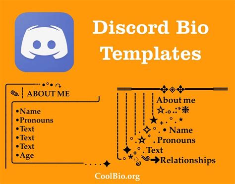 about me discord templates|discord about me template free.